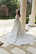 Mori Lee 3425 Nimue Illusion Scallop Neck Plus Size Bridal Dress