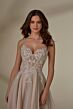 Mori Lee 4122 Maya Lace Train High Slit Wedding Dress