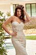 Mori Lee 4123 Megan Strapless Sweetheart Lace Wedding Dress