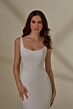 Mori Lee 4128 Maddie Open Back Square Neck Bridal Dress