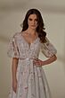 Mori Lee 4129 Mallory Puff Sleeve Embroidered Bridal Dress