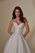 Mori Lee 4131 Mckenna Back Peplum Strapless Sweetheart Bridal Gown