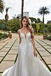 Mori Lee 4133 Moira Plunging Neck Low Back Wedding Dress