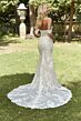 Mori Lee 4160 Pauline Off-The-Shoulder Plunging Neck Wedding Gown