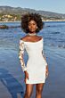Mori Lee 12607 Lindsey Illusion Sleeve Off The Shoulder Wedding Dress