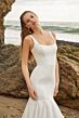 Mori Lee 15023 Marilyn Square Neck Two Strap Wedding Dress