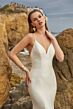 Mori Lee 15027 Malia Open Back Spaghetti Straps Bridal Dress
