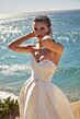 Mori Lee 15030 Marjorie Skirt Slit Strapless Sweetheart Bridal Gown