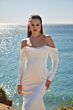 Mori Lee 15031 Molly Off The Shoulder Long Sleeve Bridal Gown