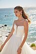 Mori Lee 15032 Mandy Plunging Neck Tulle Skirt Bridal Gown