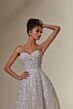 Mori Lee 2531 Mackenzie Detachable Sleeve 3D Flowers Wedding Dress