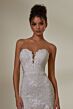 Mori Lee 2532 Marceline Tiered Skirt Illusion Back Wedding Dress