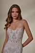 Mori Lee 2534 Miley Illusion Back Spaghetti Straps Wedding Gown