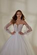 Mori Lee 2536 Madison Bishop Sleeves Plunging Neck Wedding Gown