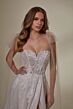 Mori Lee 2538 Maeve Front Slit Tie Straps Bridal Dress