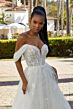 Mori Lee 2546 Marianne Off The Shoulder Corset Top Wedding Gown