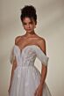 Mori Lee 2546 Marianne Off The Shoulder Corset Top Wedding Gown