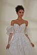 Mori Lee 2548 Minerva Detachable Sleeves Sweetheart Neck Wedding Gown
