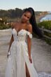 Mori Lee 2550 Magnolia High Slit Illusion Back Bridal Dress