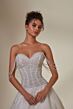 Mori Lee 2553 Mattea Drop Waist Chandelier Sleeves Bridal Gown