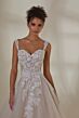 Mori Lee 2554 Micaela Illusion Back Two Strap Bridal Gown