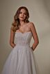 Mori Lee 2555 Maritza Button Back Embellished Wedding Dress