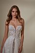 Mori Lee 2556 Maxine Detachable Overskirt Two-Way Wedding Dress