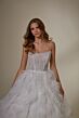 Mori Lee 2557 Melina Ruffle Skirt Strapless Wedding Dress