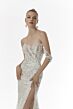 Mori Lee 1225 Nefertiti Scoop Neck Removable Sleeve Wedding Gown