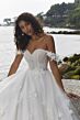Mori Lee 12614 Nalani Corset Bodice Sweetheart Neck Wedding Gown