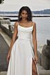 Mori Lee 12620 Nike Cold-Shoulder Scoop Back Bridal Gown