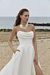 Mori Lee 15054 Pippa Cowl Neck A-Line Bridal Gown