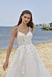 Mori Lee 15055 Presley V-Neck Corset Bodice Bridal Gown