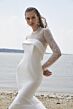 Mori Lee 15056 Pepper Straight Neck Fit-And-Flare Bridal Gown