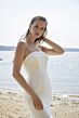 Mori Lee 15056 Pepper Straight Neck Fit-And-Flare Bridal Gown