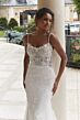 Mori Lee 2604 Paisley Pearl Beaded Slim-Flare Wedding Dress