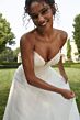 Mori Lee 2609 Pearlina Bishop Sleeve Cutout Back Bridal Gown