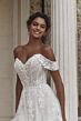 Mori Lee 2611 Phaedra Ruched Bodice Ruffled Skirt Wedding Gown