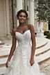 Mori Lee 2611 Phaedra Ruched Bodice Ruffled Skirt Wedding Gown