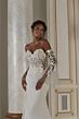 Mori Lee 2615 Padma Illusion Sides Petal Train Wedding Gown