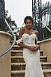 Mori Lee 2619 Philomena Corset Bodice Sheer Train Bridal Dress