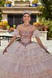 Mori Lee 34093 Ruffle Skirt Detachable Sleeve Quinceanera Gown