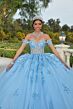 Mori Lee 60181 Sheer Bodice Off The Shoulder Quinceanera Dress