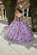 Mori Lee 60182 Floral Print Corset Bodice Quinceanera Dress