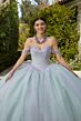 Mori Lee 60184 Basque Waist Ruched Bodice Quinceanera Dress