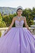 Mori Lee 60187 Butterfly Bodice Strapless Quinceanera Gown
