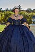 Mori Lee 89426 Puff Sleeve Corset Bodice Quince Gown