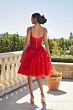 Mori Lee 89428 Layered Skirt Spaghetti Straps Quince Gown