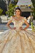 Mori Lee 89431 Butterfly Neckline Peplum Skirt Sweet 16 Dress