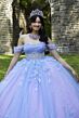 Mori Lee 89448 Cowl Neck Sheer Bodice Quince Dress